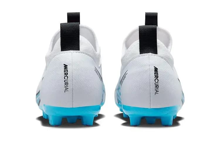 Nike Air Zoom Vapor 15 Academy HG Uşaq Futbol Ayaqqabısı Mavi/Ağ 5