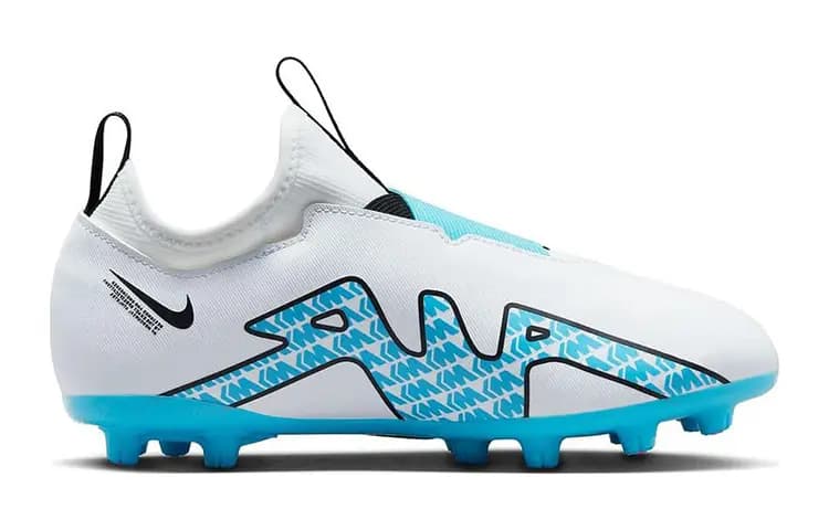 Nike Air Zoom Vapor 15 Academy HG Uşaq Futbol Ayaqqabısı Mavi/Ağ 2