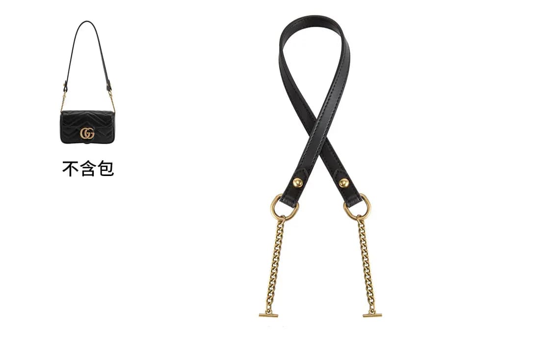 Luxury Care Studio GUCCI Marmont Super Mini Çanta Aksessuarı Qadın Qara