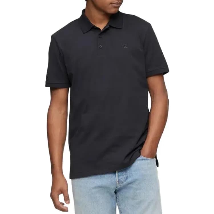 CALVIN KLEIN SS23 Polo Shirt Men's Black 2