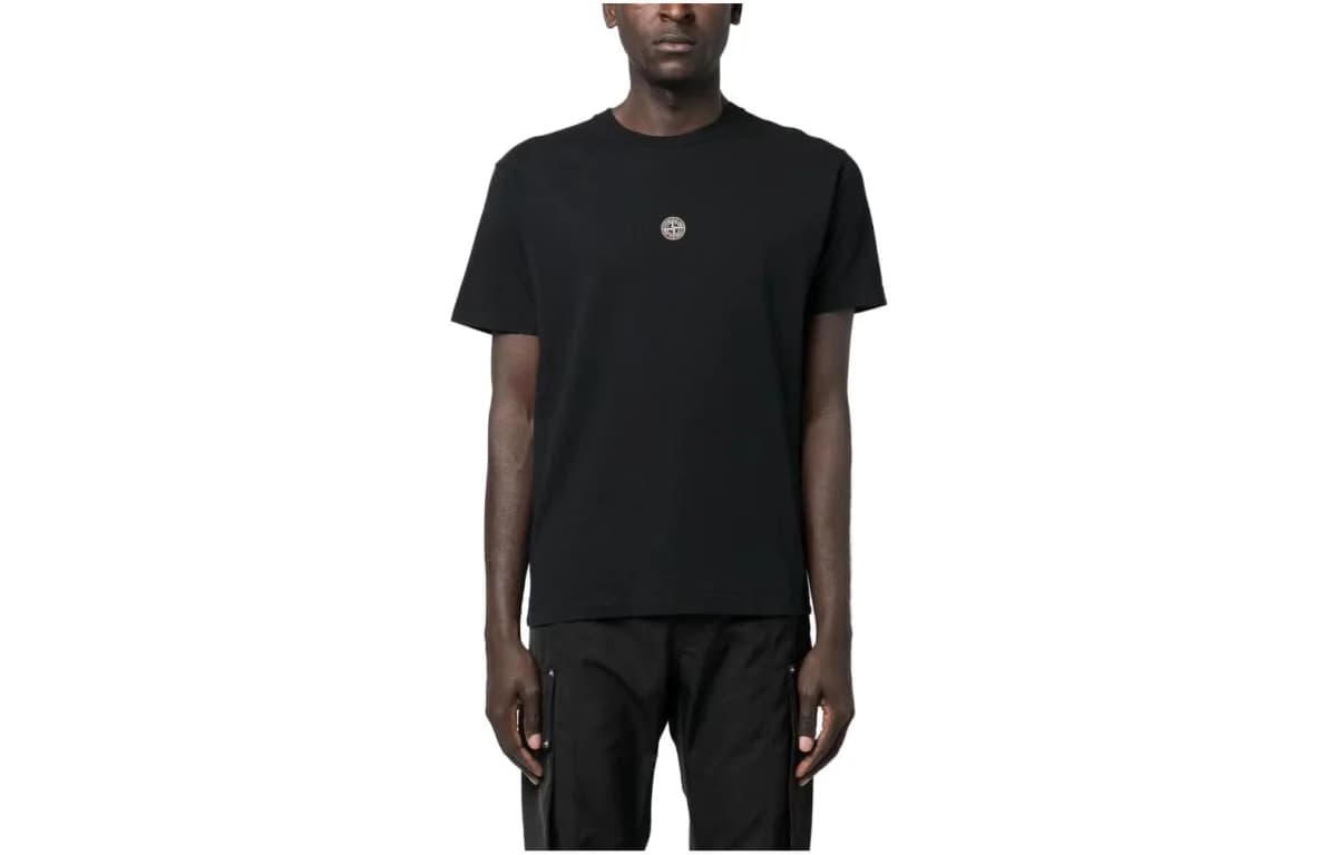 STONE ISLAND SS23 Kişi Köynəyi Qara 2