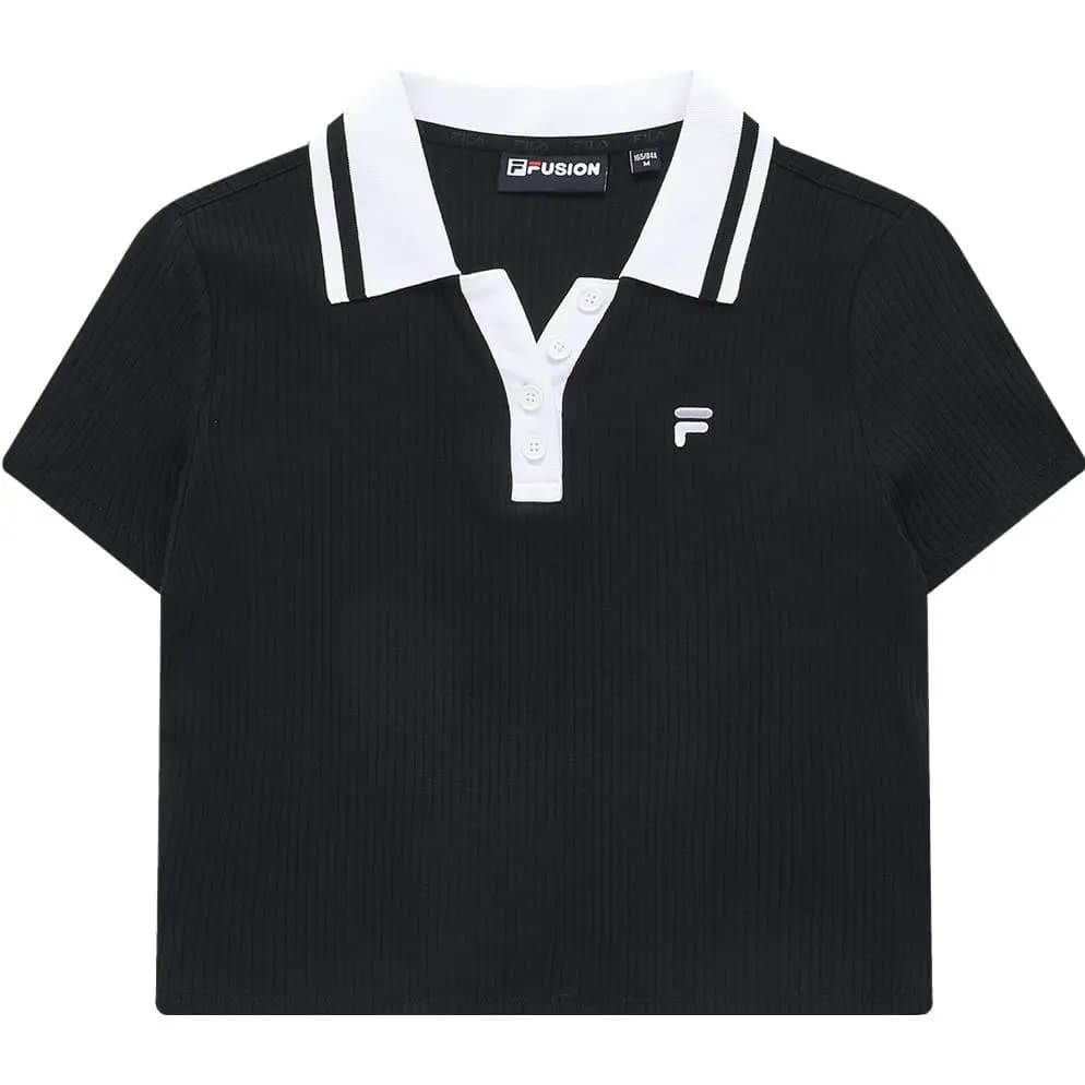 FILA FUSION Qadın Polo Köynəyi Qara