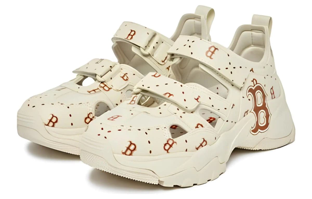 MLB Sandal Chunky Mask Unisex Trekking Sandalı Bej/Qəhvəyi 3