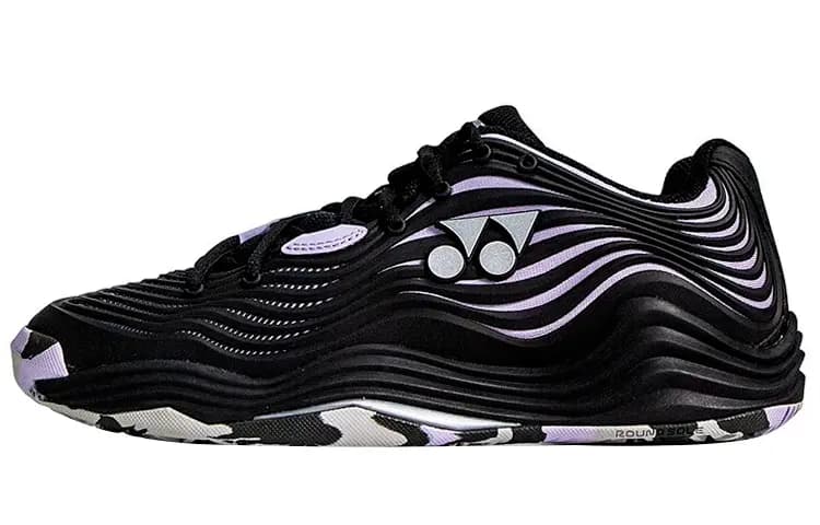 YONEX Power Cushion Tennis Shoes Unisex Low-Top Black Purple
