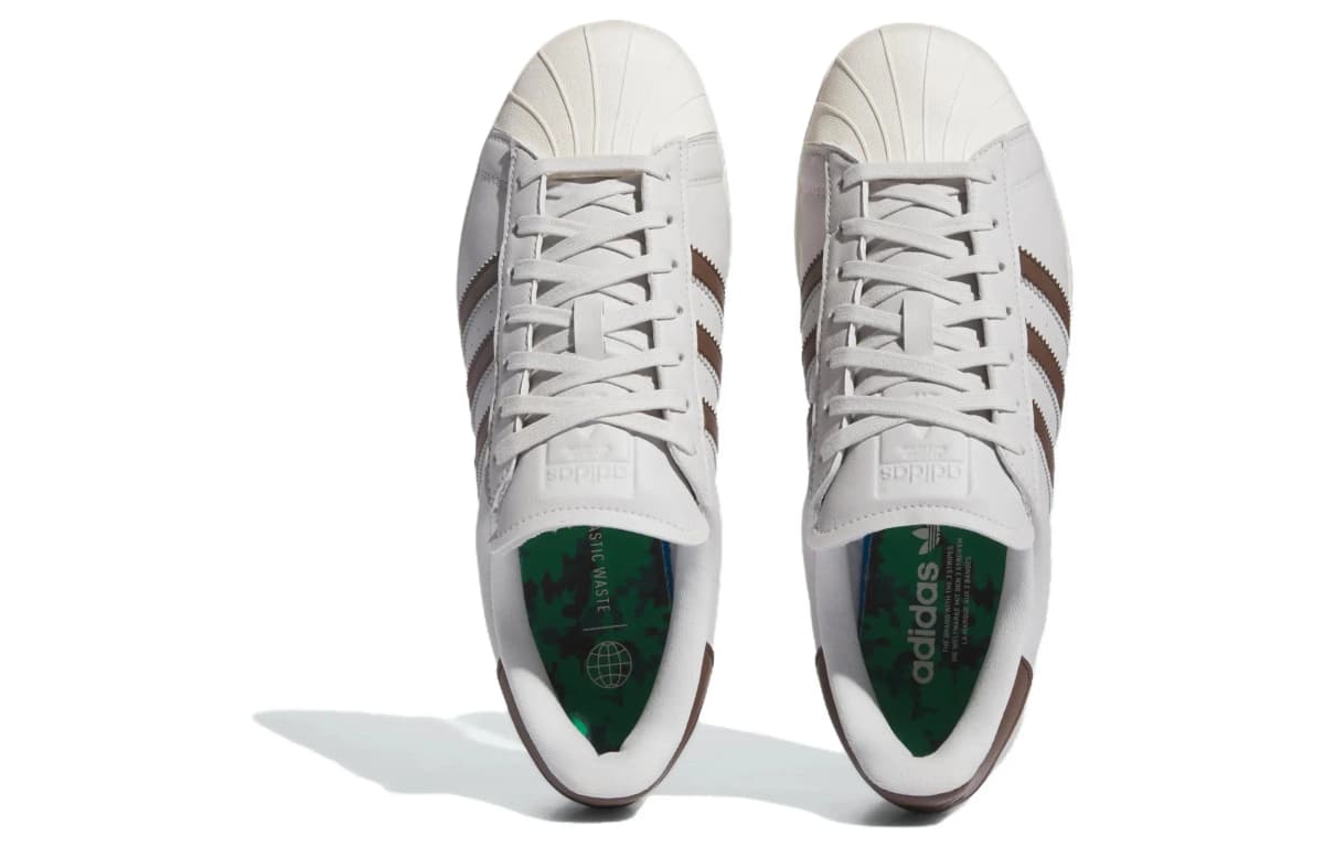 Adidas Originals Superstar Golf Boz/Qəhvəyi 4