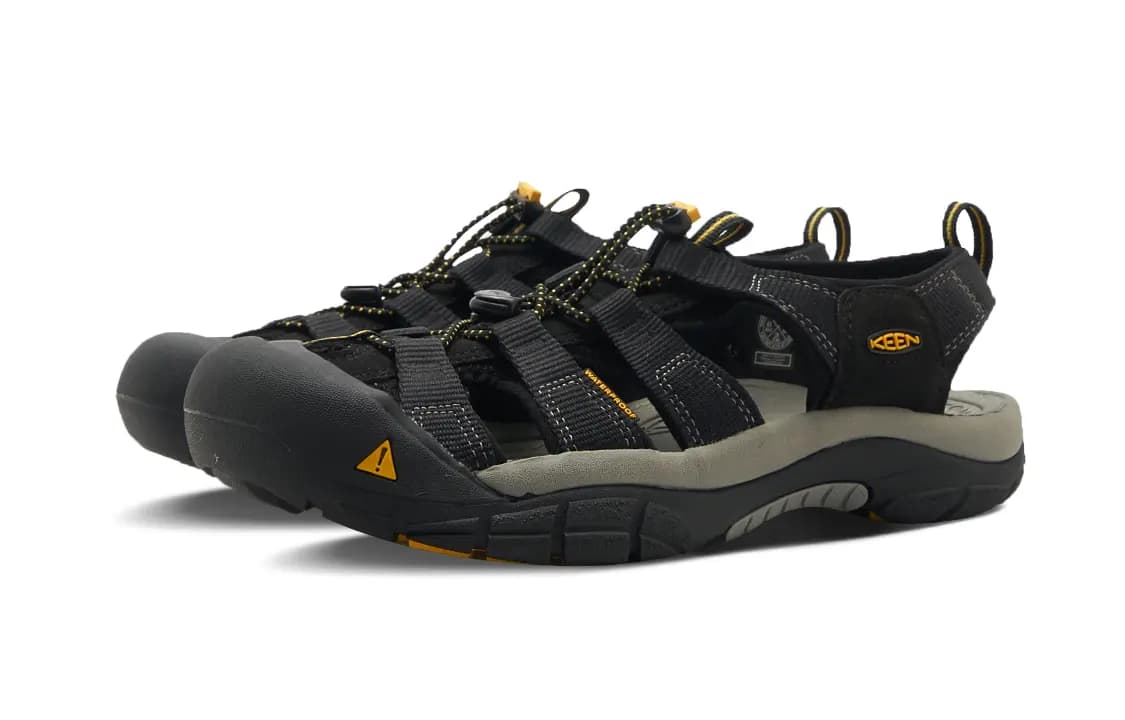 KEEN Newport H2 Non slip Breathable And Wear resistant River Trekking Shoes Men's Black 3