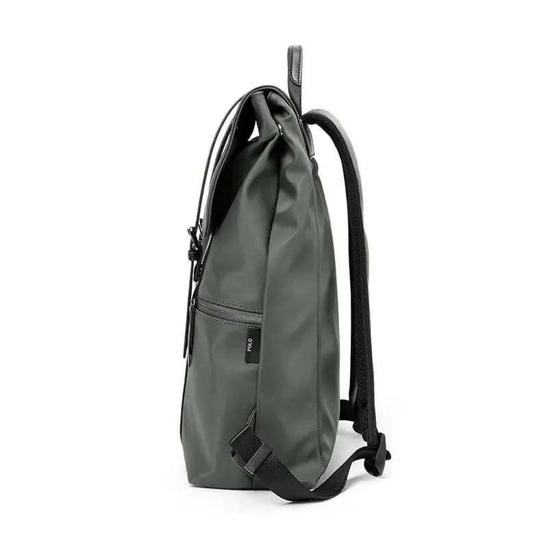 POLO Fabric With Synthetic Leather Backpack Large Size Men's Multicolor 19