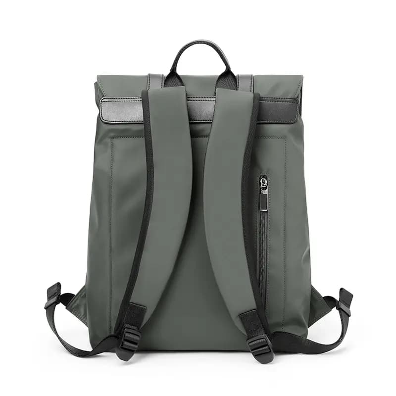 POLO Fabric With Synthetic Leather Backpack Large Size Men's Multicolor 20
