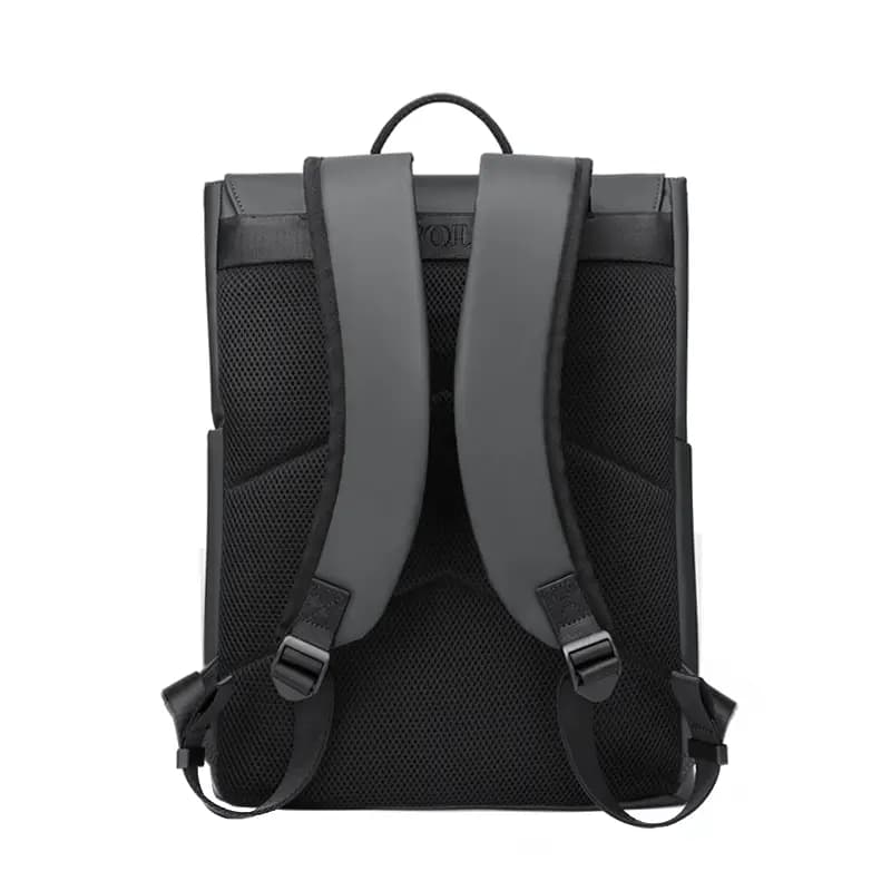 POLO Fabric With Synthetic Leather Backpack Large Size Men's Multicolor 7