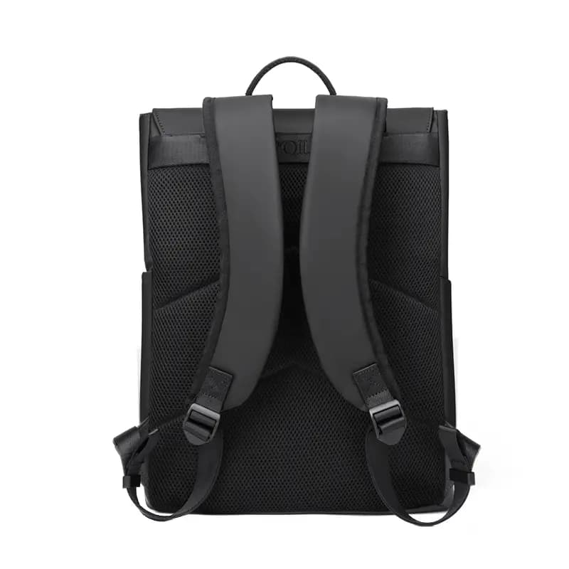 POLO Fabric With Synthetic Leather Backpack Large Size Men's Multicolor 12