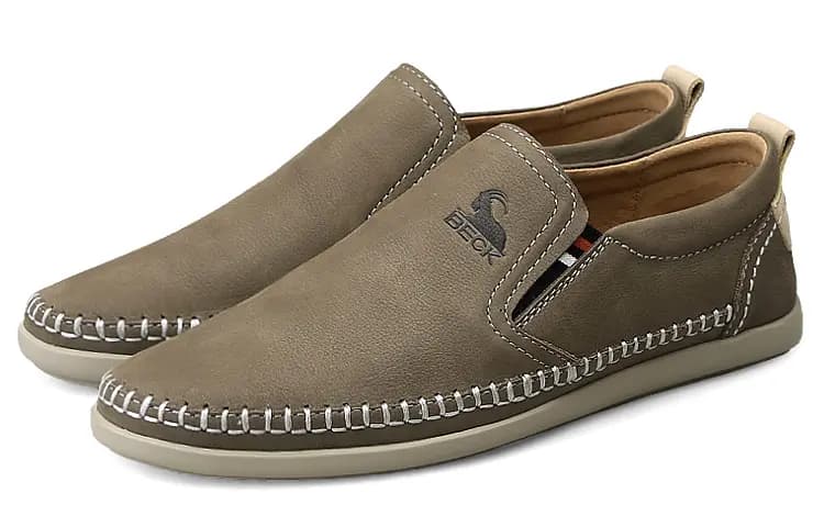 Ram BECK Top Layer Cowhide Soft Sole Slip-On Loafer Casual Shoes Men's 7