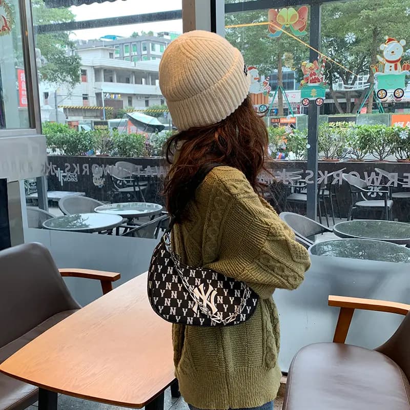 Lan Bao Fan Alloy Combo Set Bag Accessory Unisex Silver 9