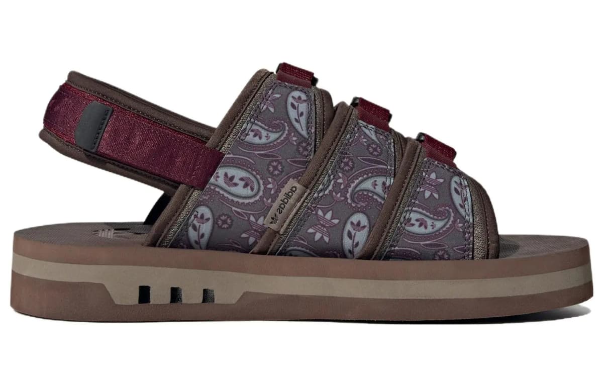 Adidas Originals AdiSTRP Sandal Burgundy/Brown 2