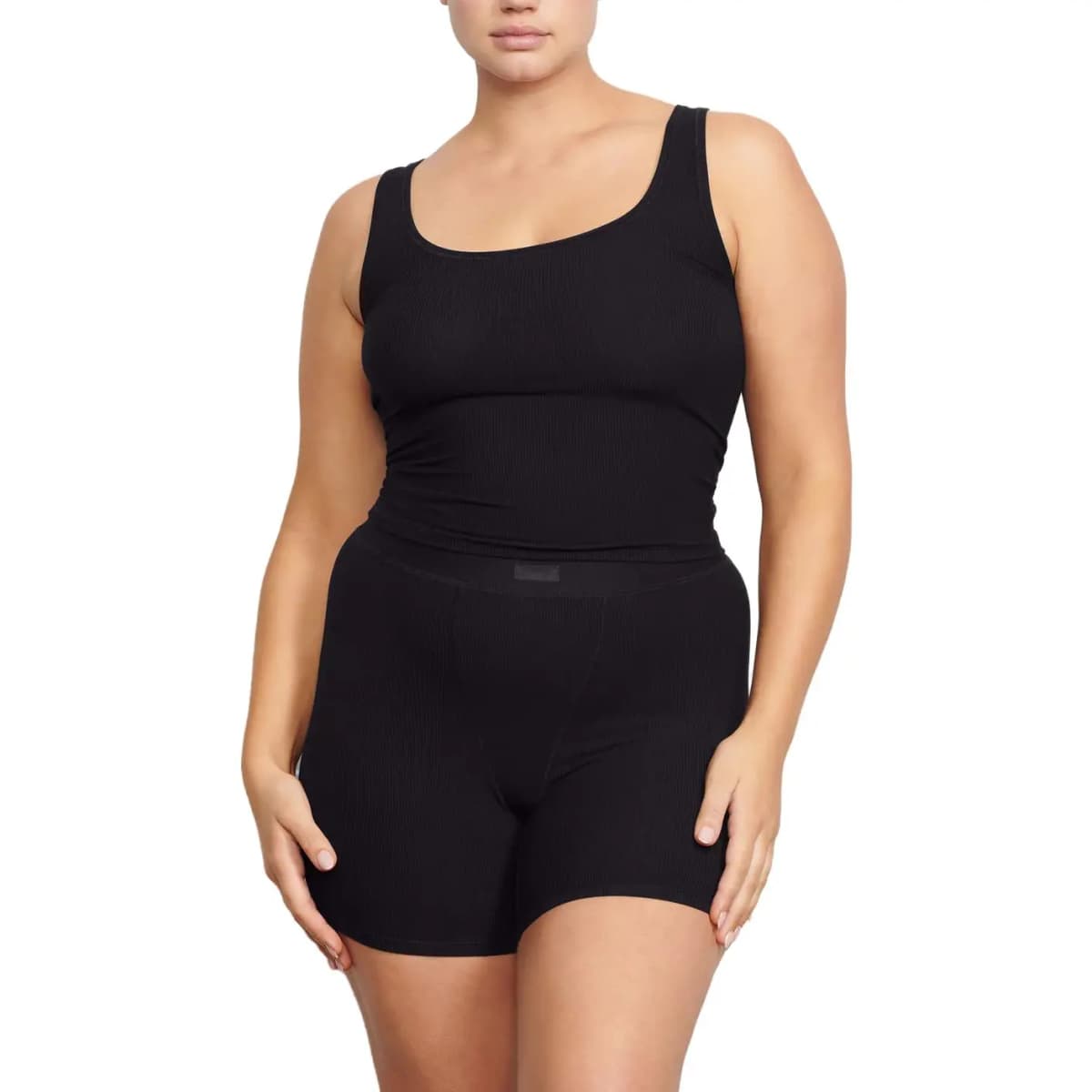 SKIMS SOFT LOUNGE Collection Camisoles Women's White Agate Black/ONYX 2