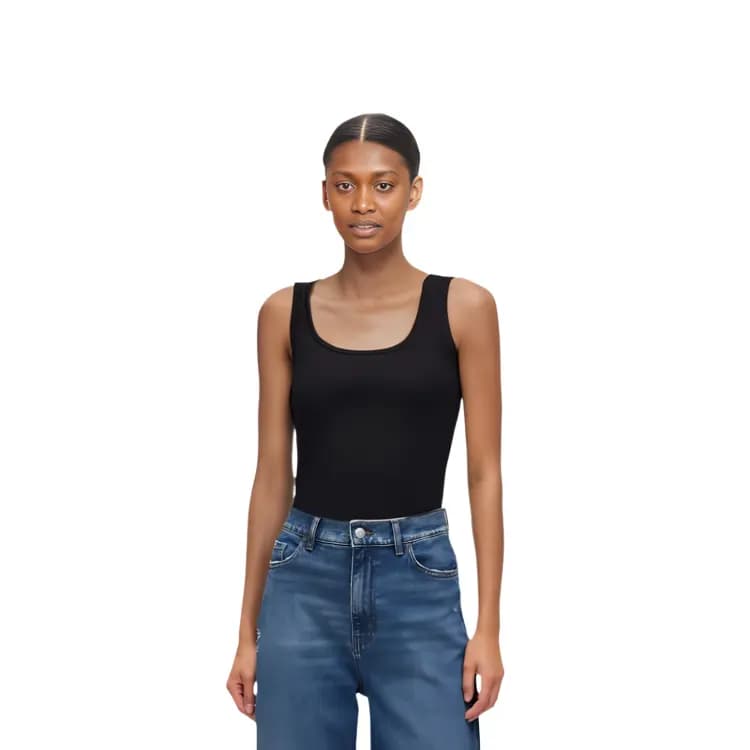 SKIMS SOFT LOUNGE Collection Camisoles Women's White Agate Black/ONYX 5