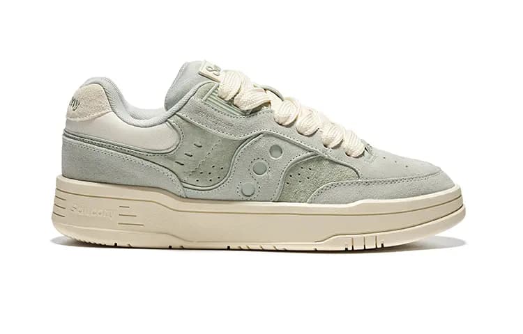 Saucony CHILLTIME Cushioning Low-Top Casual Shoes Unisex Green 2