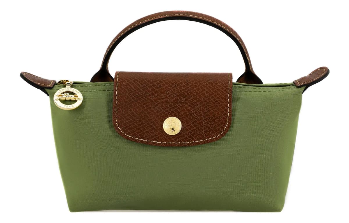 LONGCHAMP Le Pliage Dəri Çanta Qadın Yaşıl