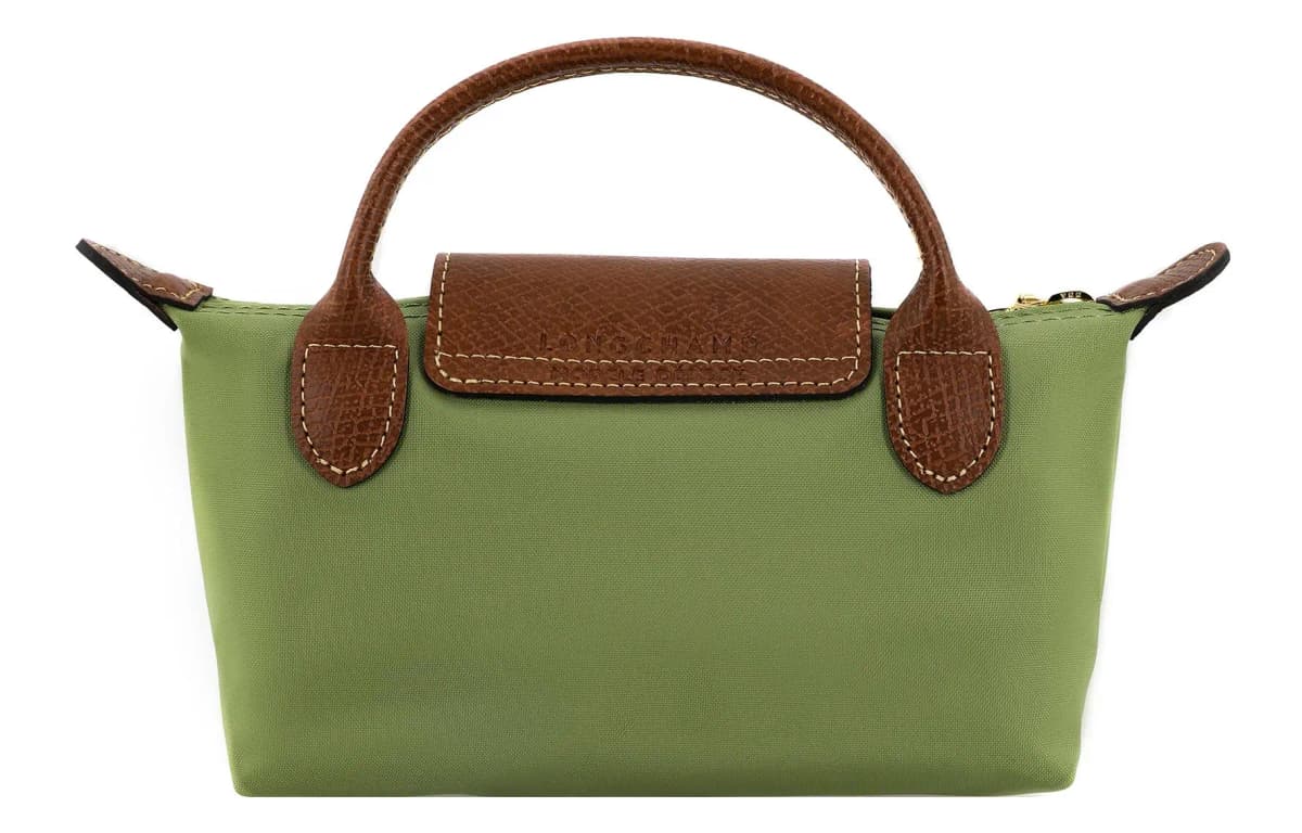 LONGCHAMP Le Pliage Dəri Çanta Qadın Yaşıl 3