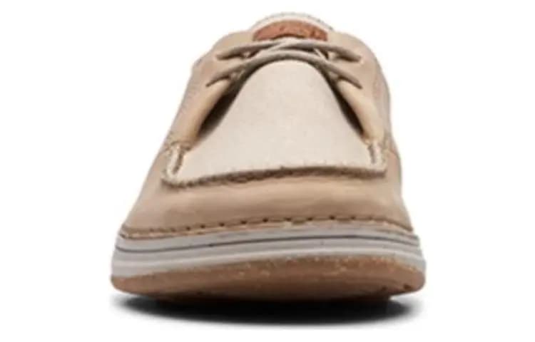 Clarks Dəri Kişi Gündəlik Ayaqqabısı Boz 3