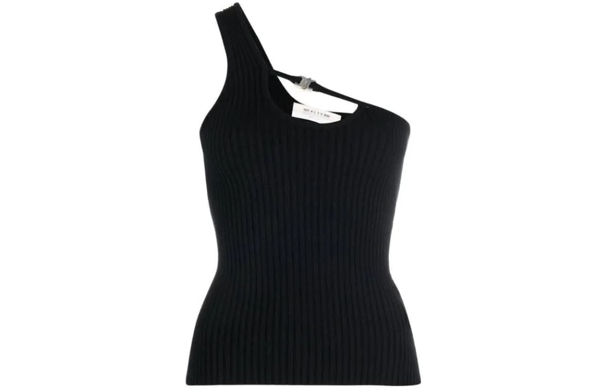 1017 ALYX 9SM One shoulder Ribbed knit Top