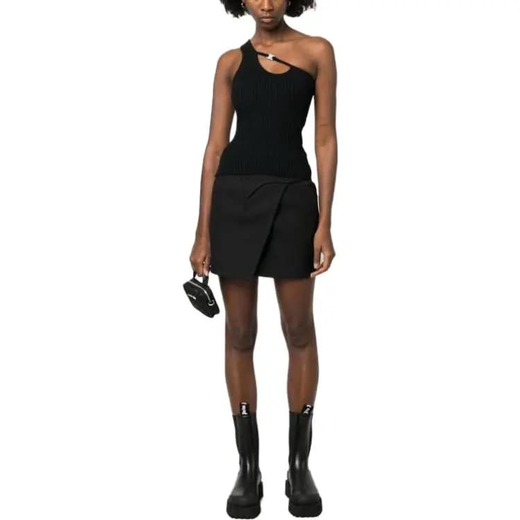 1017 ALYX 9SM One shoulder Ribbed knit Top 2