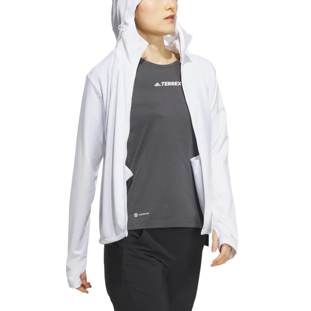 Adidas Qadın Pencəyi Ağ 4