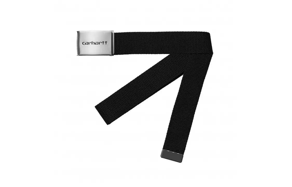 Carhartt WIP Polyester, Metal, Canvas Belt Unisex Black Width 3.4cm