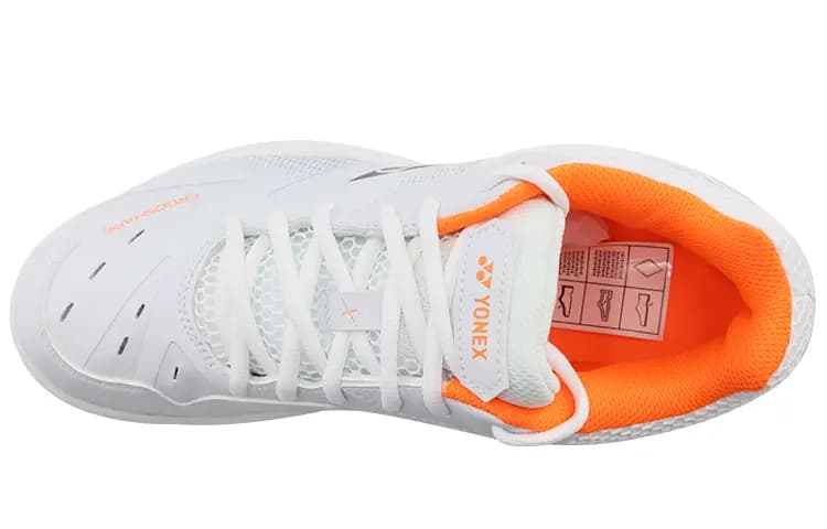 YONEX 65 3 Badminton Ayaqqabısı Ağ/Narıncı 3