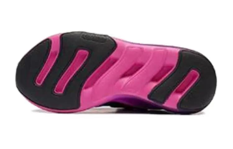LINING YOUNG Anti-Slip And Wear-Resistant Breathable Kids Lifestyle Shoes Black Purple Teenagers 5