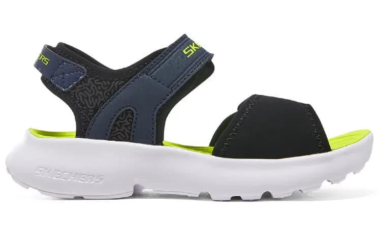 Skechers Razor Splash Uşaq Sandalları Yaşıl/Qara 2