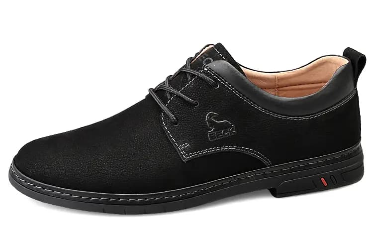 RAM BECK Business British Round Toe Casual Shoes Men's