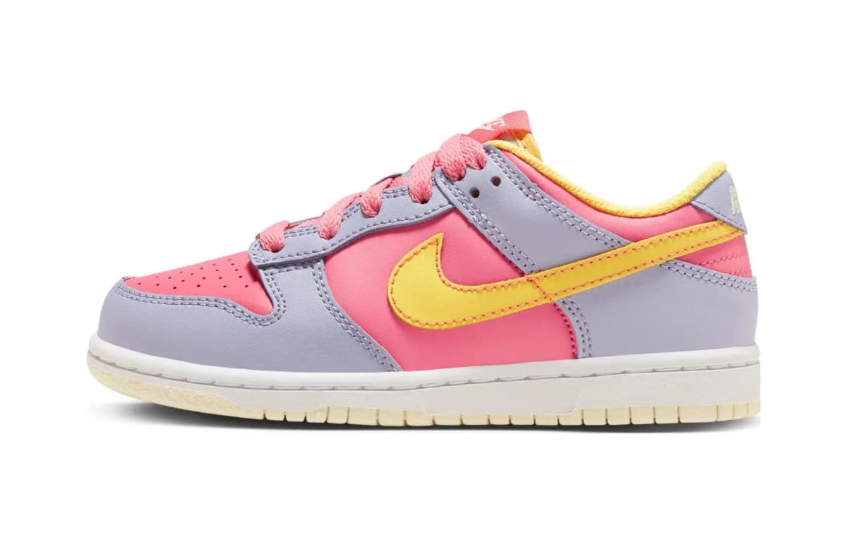 Nike Dunk BP Uşaq Skate Ayaqqabısı Boz/Çəhrayı