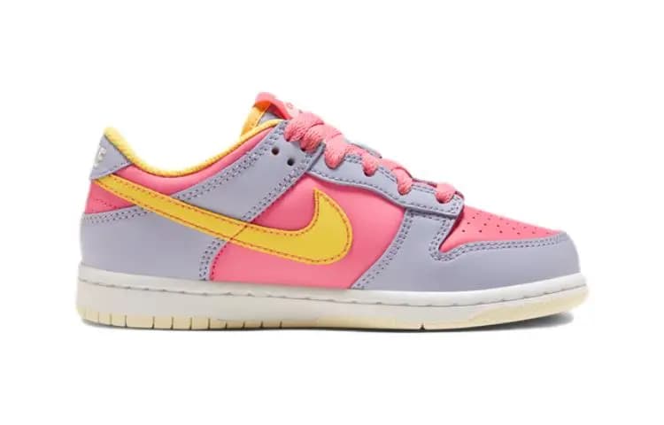Nike Dunk BP Uşaq Skate Ayaqqabısı Boz/Çəhrayı 2