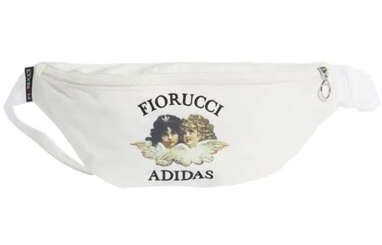 Adidas Originals FIORUCCI Collaboration Nylon Shoulder Bag Crossbody Bag Sling Bag Fanny Pack Regular Women's White