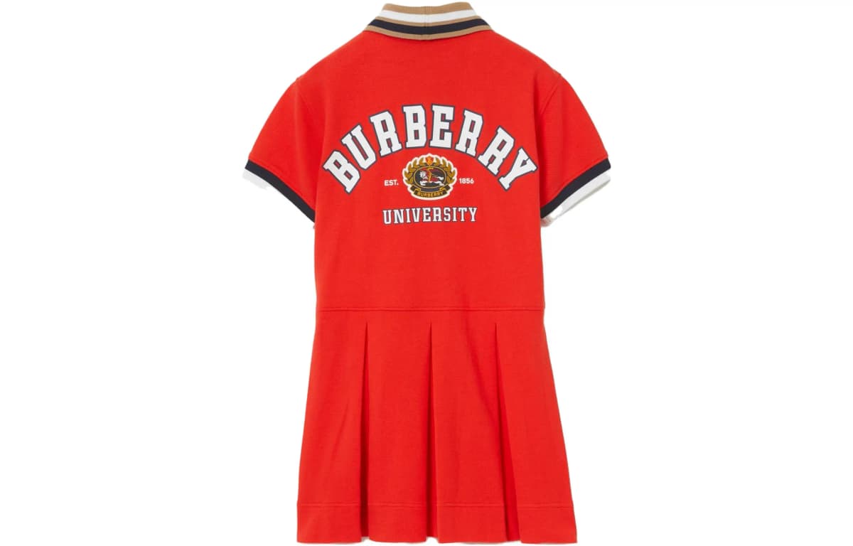 Burberry Qısaqol Don Uşaq Qırmızı 2