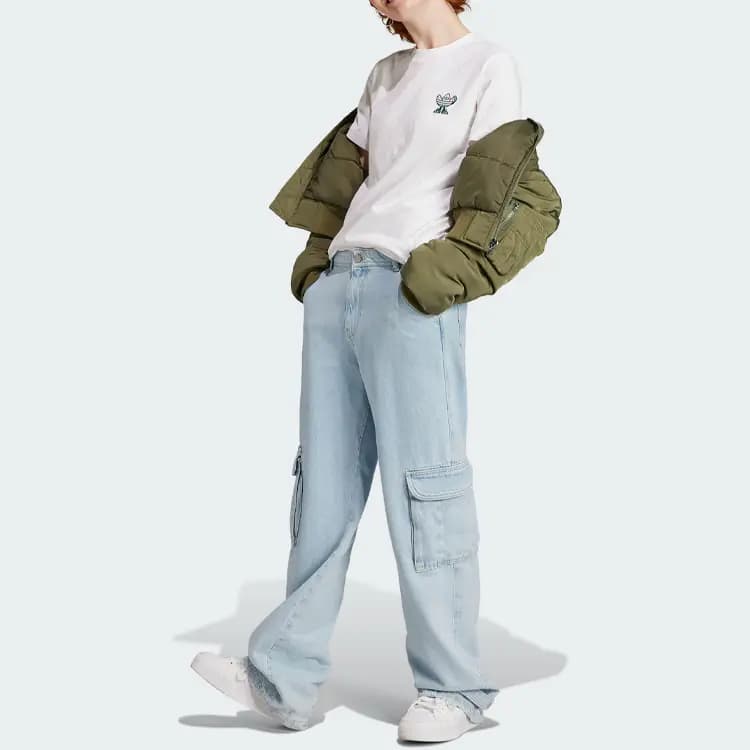 Adidas Originals Graphic Qadın Köynəyi Ağ 4