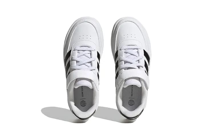 Adidas Neo Breaknet 2.0 Skeyt Ayaqqabısı Uşaq Ağ/Qara 5