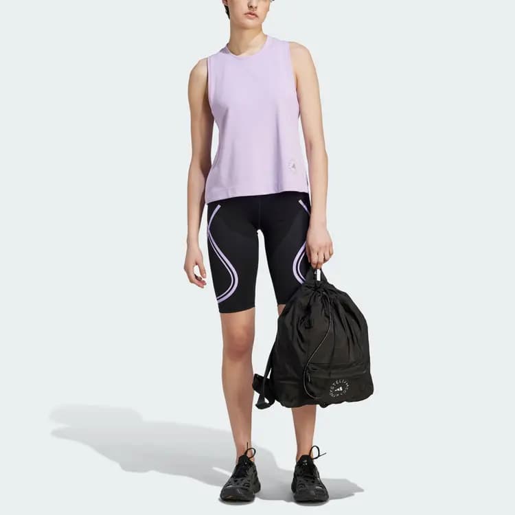 Adidas X Stella McCartney Qadın İdman Maykası Çəhrayı/Bənövşəyi 5