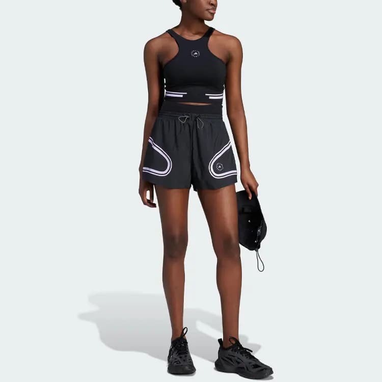 Adidas x Stella McCartney Sports Shorts Women's Multicolor Black 4