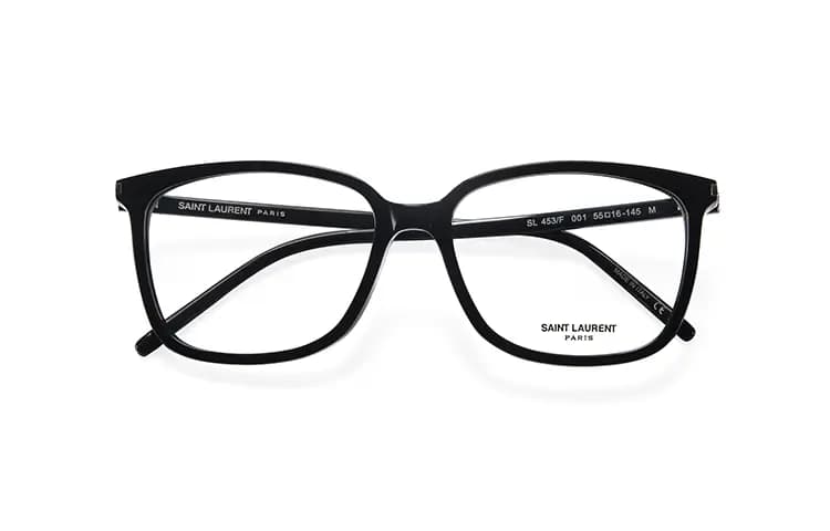 SAINT LAURENT Unisex Square Optical Frame 5