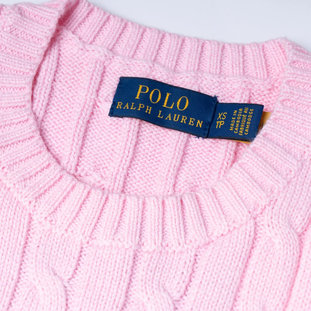 Polo Ralph Lauren SS23 Solid Color Round Neck Logo Embroidered Short Sleeve Knit Top Women's Pink 4