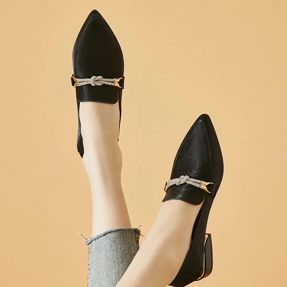 DAPHNE PU 3 sm Hündürdaban Ayaqqabı Qadın 12