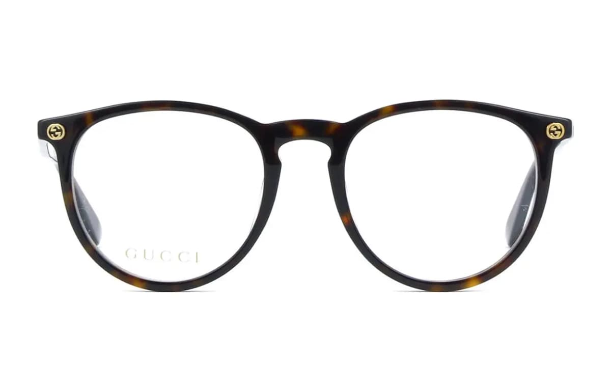 GUCCI Lens Logo Qadın Eynək Çərçivəsi Tortoiseshell 2