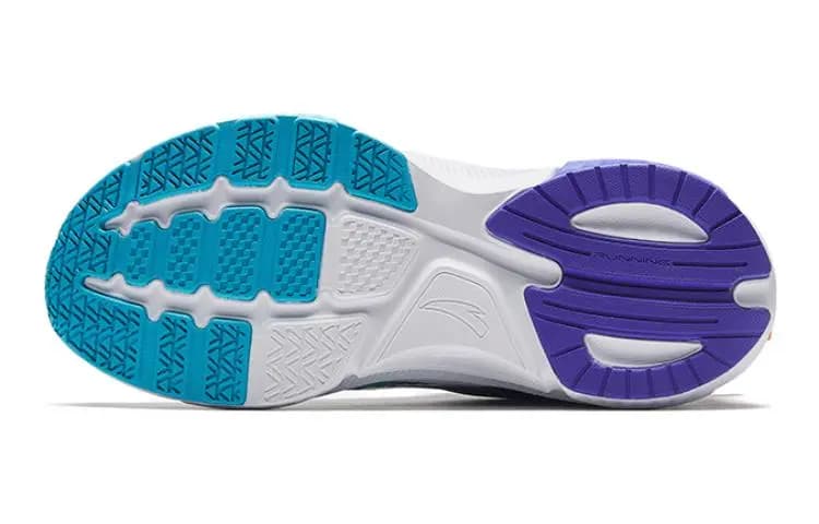Anta Lingfeng Low-Top Uşaq Qaçış Ayaqqabısı Ağ/Qara/Mavi 5