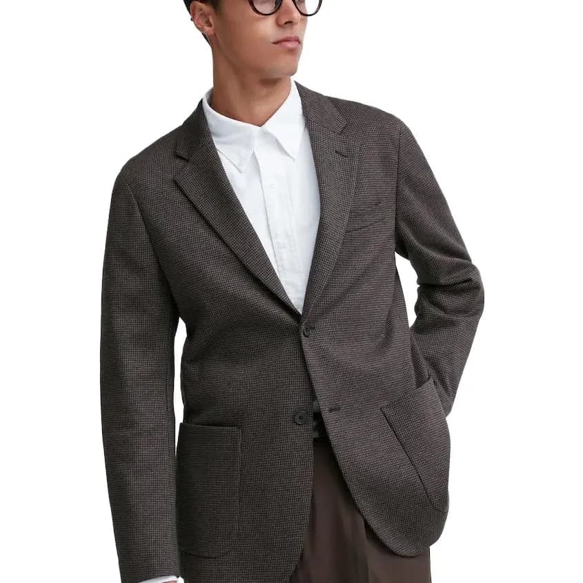 UNIQLO Business Suit Kişi Qəhvəyi/Qara 2