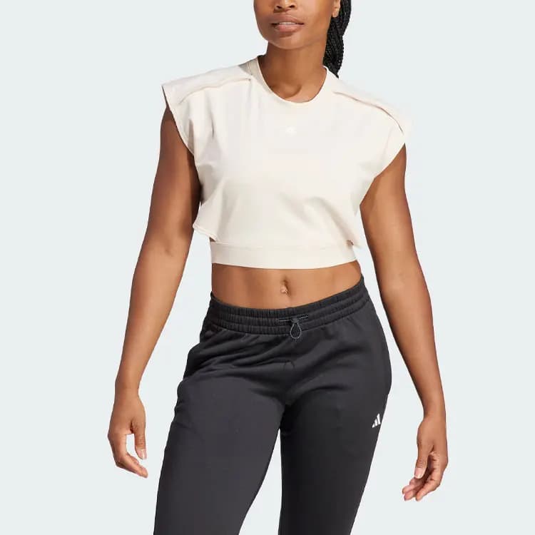 Adidas Qadın T-Shirt Kətan Qəhvəyi 2