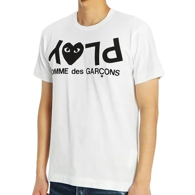 Comme Des Garcons Play Inverted Text Köynək 2
