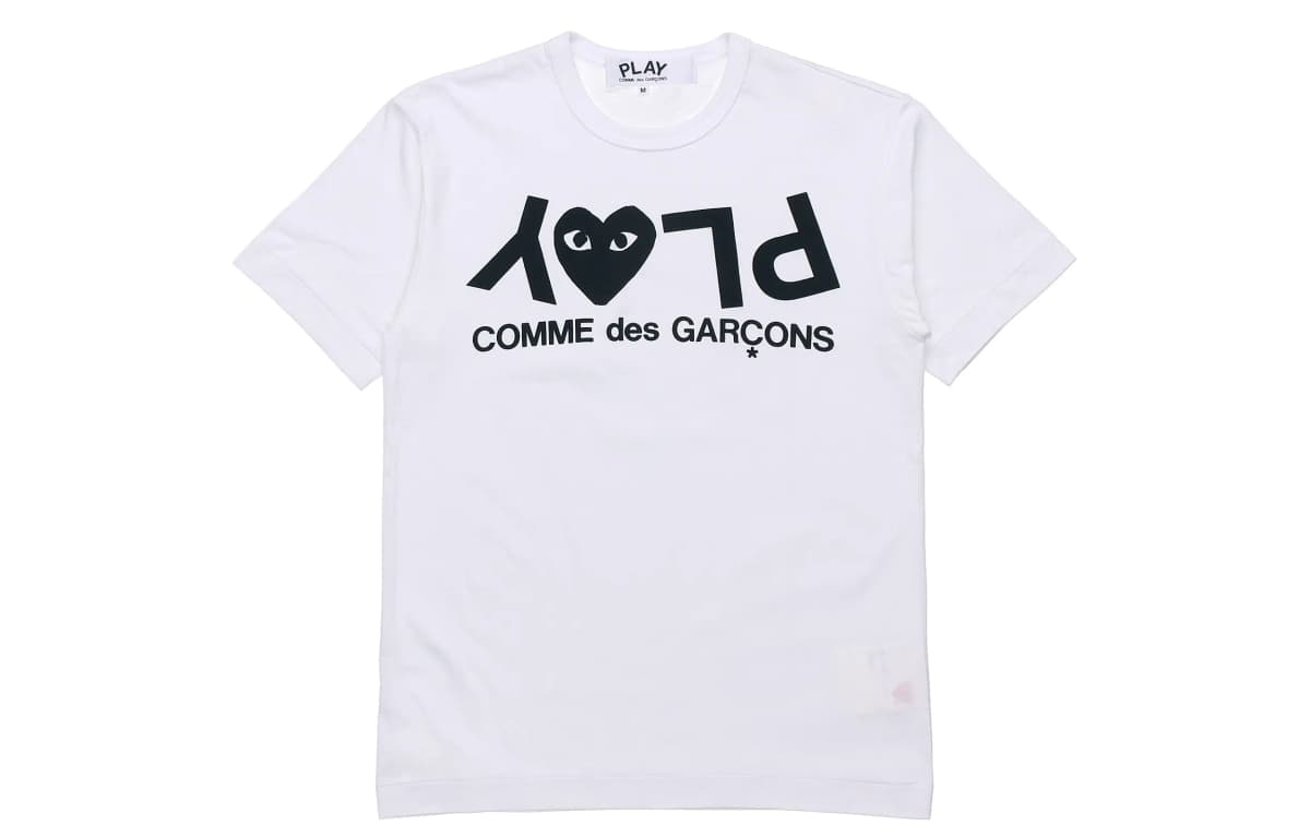 Comme Des Garcons Play Inverted Text Köynək 4