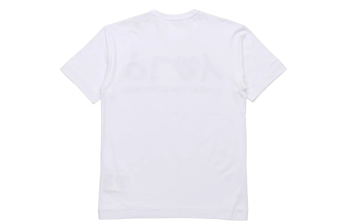 Comme Des Garcons Play Inverted Text Köynək 5