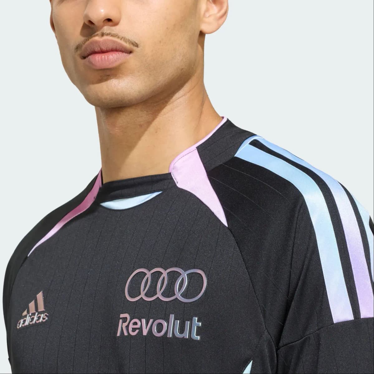 adidas × Audi REVOLUT F1 TEAM TEAMGEIST DRIVER JERSEY F1 Team Sports Pullover Comfortable Short Sleeve Racing T-Shirt Men's 5